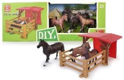 Figurki koników z zagrodą. Wydawca: Artyk. SmakLiter.pl Opakowanie Figurki koników z zagrodą