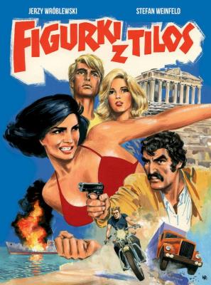 Figurki z Tilos. Autor: Stefan Weinfeld. SmakLiter.pl Okładka książki Figurki z Tilos