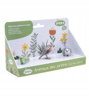 Figurki zwierząt i owadów - zestaw 3szt. Wydawca: PAPO. SmakLiter.pl Opakowanie Figurki zwierząt i owadów - zestaw 3szt