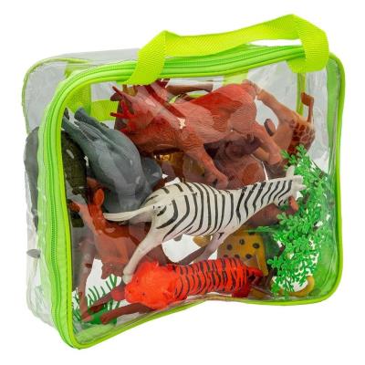 Opakowanie Figurki zwierzęta egzotyczne 18szt