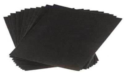 Opakowanie Filc A4 czarny 1mm 10szt