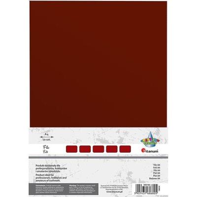 Opakowanie Filc A4 czekoladowy 10szt