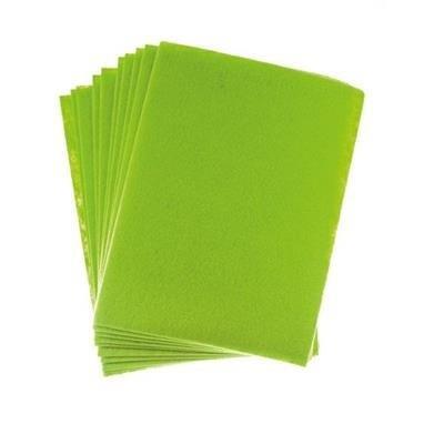 Opakowanie Filc A4 zielony 2mm 10szt