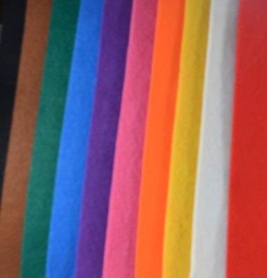 Opakowanie Filc kolorowy pastelowy 1,5mm 20x30cm 10 arkuszy