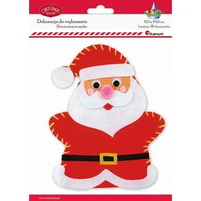 Opakowanie Filcowy Mikołaj do złożenia