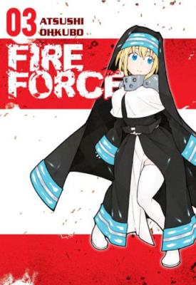 Fire Force 03 + karta. Autor: Atsushi Ohkubo. SmakLiter.pl Okładka książki Fire Force 03 + karta