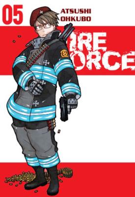 Fire Force 05 + karta. Autor: Atsushi Ohkubo. SmakLiter.pl Okładka książki Fire Force 05 + karta