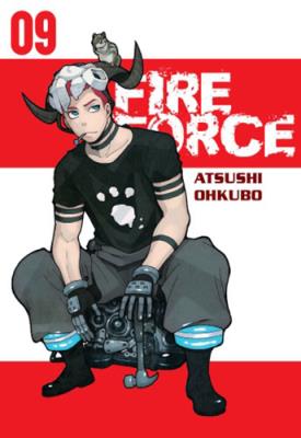 Fire Force 09 + karta. Autor: Atsushi Ohkubo. SmakLiter.pl Okładka książki Fire Force 09 + karta