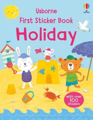First Sticker Book Holiday. Autor: Beecham Alice. SmakLiter.pl Okładka książki First Sticker Book Holiday