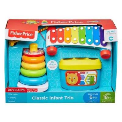 Opakowanie Fisher Price Classic Trio Pierwsze zabawki