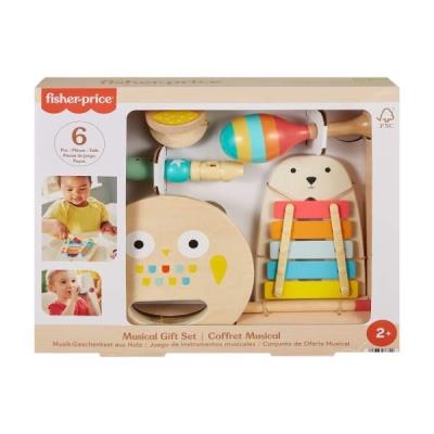 Opakowanie Fisher Price Drewniane instrumenty 6el