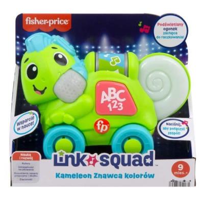 Fisher Price Link Squad Kameleon Znawca kolorów. Wydawca: Fisher- Price. SmakLiter.pl Opakowanie Fisher Price Link Squad Kameleon Znawca kolorów