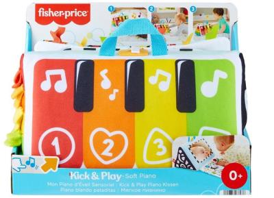Opakowanie Fisher Price. Miękkie pianinko Baw się i kop