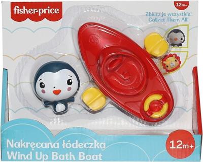 Opakowanie Fisher Price. Nakręcana łódeczka