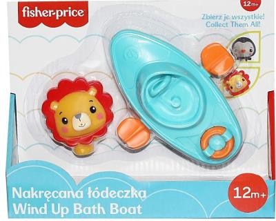Opakowanie Fisher Price. Nakręcana łódeczka