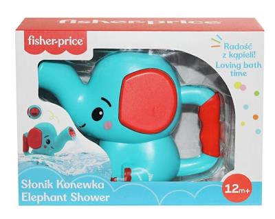 Opakowanie Fisher Price. Słonik konewka
