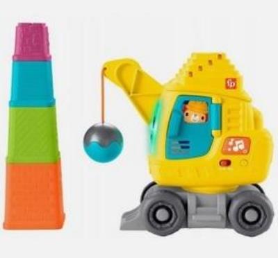 Fisher Price Wesoły dźwig ''Układaj i licz'' HWY64. Wydawca: Fisher- Price. SmakLiter.pl Opakowanie Fisher Price Wesoły dźwig ''Układaj i licz'' HWY64