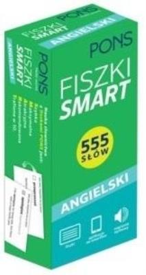 Okładka książki Fiszki Smart 555 słów. Angielski w.2023