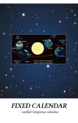 Fixed Calendar unified Gregorian calendar. Autor: Szymański Kostka Stanisław. SmakLiter.pl Okładka książki Fixed Calendar unified Gregorian calendar