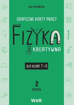 Okładka książki Fizyka. Graficzne karty pracy 7-8 Zestaw 2
