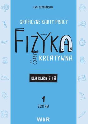 Okładka książki Fizyka. Graficzne karty pracy 7 i 8 Zestaw 1