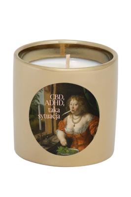 Flagolie Świeca sojowa CBD, ADHD, taka sytuacja 150g. Producent: Flagolie. SmakLiter.pl Zdjęcie produktu Flagolie Świeca sojowa CBD, ADHD, taka sytuacja 150g