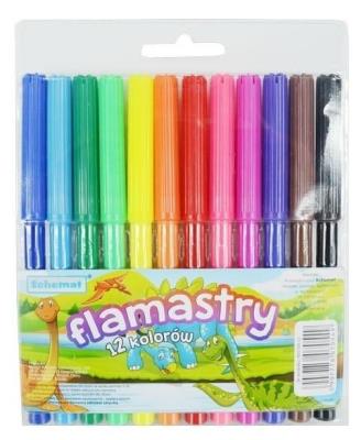 Opakowanie Flamastry 12 kolorów