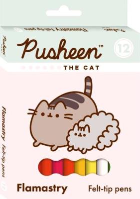 Opakowanie Flamastry 12 kolorów Pusheen