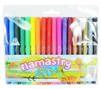 Opakowanie Flamastry 18 kolorów