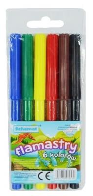 Opakowanie Flamastry 6 kolorów