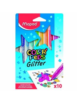 Opakowanie Flamastry brokatowe 10 kolorów MAPED