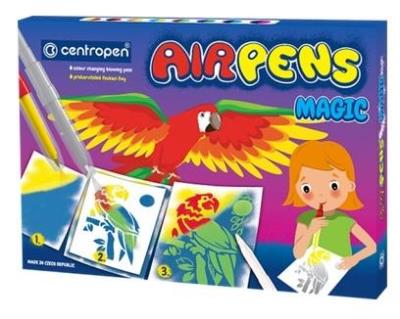 Opakowanie Flamastry dmuchane 11szt + 6 szablonów