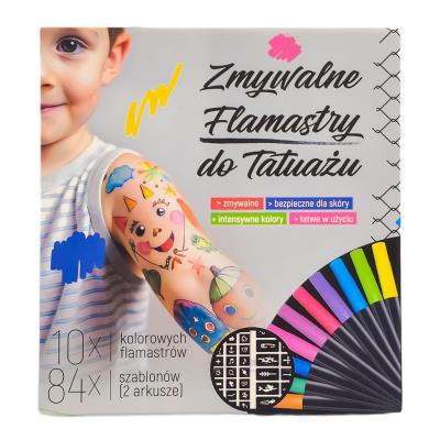 Opakowanie Flamastry do tatuażu 10szt
