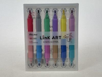 Opakowanie Flamastry dwustronne 12 kolorów