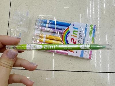 Opakowanie Flamastry dwustronne 8 kolorów