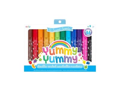 Opakowanie Flamastry Dwustronne Pachnące Yummy Yummy