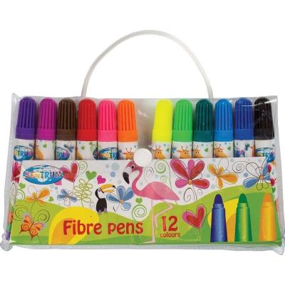 Flamastry Giraffe 12 kolorów. Wydawca: Centrum. SmakLiter.pl Opakowanie Flamastry Giraffe 12 kolorów