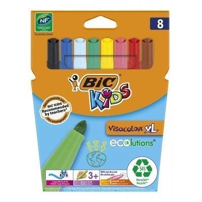 Opakowanie Flamastry Kids Visacolor XL 8 kolorów BIC