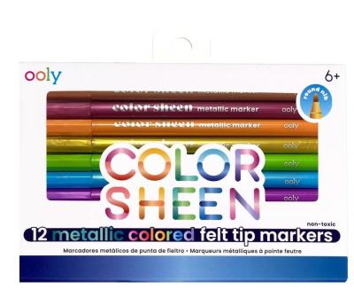 Opakowanie Flamastry metaliczne Color Sheen 12szt