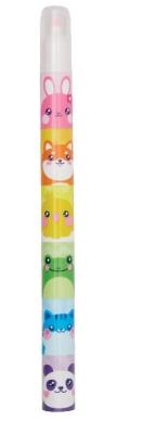 Opakowanie Flamastry przekładane Hej Zwierzaki! 6kol neon