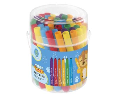 Flamastry w kubełku My First 36szt JOVI. Wydawca: JOVI. SmakLiter.pl Opakowanie Flamastry w kubełku My First 36szt JOVI