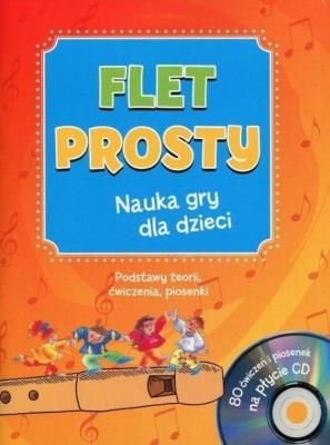 Opakowanie Flet prosty. Nauka gry dla dzieci + CD w.2022