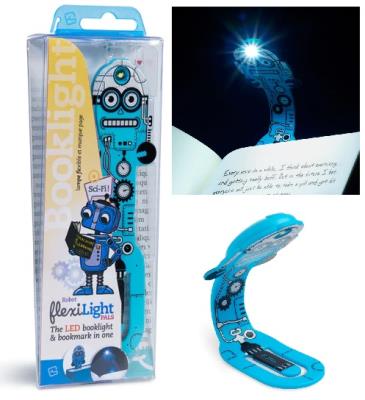 Opakowanie Flexilight - PALS Robot Blue - Lampka do książki - Robot niebieski