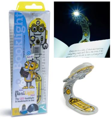 Opakowanie Flexilight - PALS Robot Grey - Lampka do książki - Robot szary