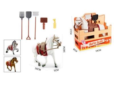 Opakowanie Flokowany konik + akcesoria