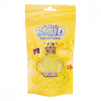 Fluffy Sand 90g puszysty piasek żółty. Wydawca: Tuban. SmakLiter.pl Opakowanie Fluffy Sand 90g puszysty piasek żółty