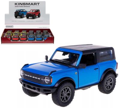 Ford Bronco Hard Top 1:38 MIX. Wydawca: Kinsmart. SmakLiter.pl Opakowanie Ford Bronco Hard Top 1:38 MIX