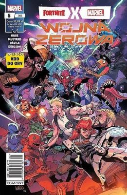 Okładka książki Fortnite x Marvel. Wojna zerowa 5/2022