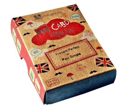 Fun Card English Present Perfect vs Past Simple. Autor: Dwornik Paweł. SmakLiter.pl Okładka książki Fun Card English Present Perfect vs Past Simple