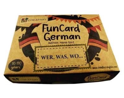 Okładka książki Fun Card German Wer, Was, Wo... CREATIVO